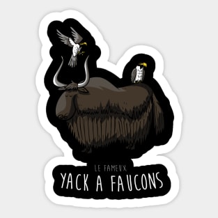 Yack à faucons Sticker